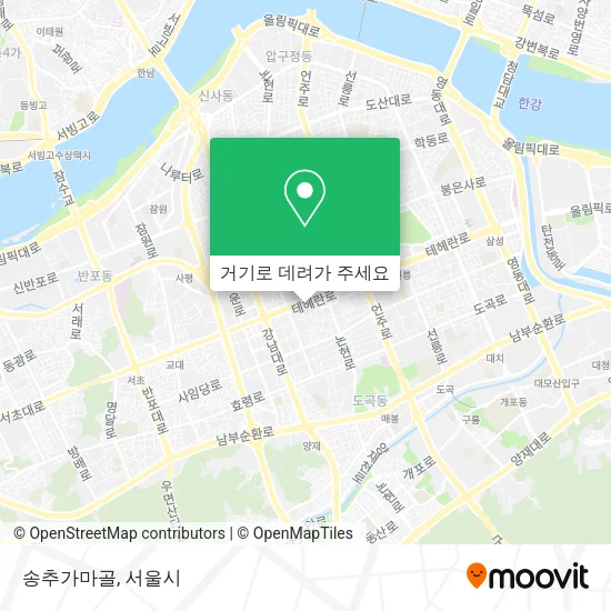 송추가마골 지도
