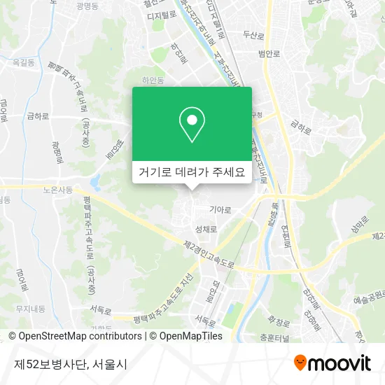 제52보병사단 지도