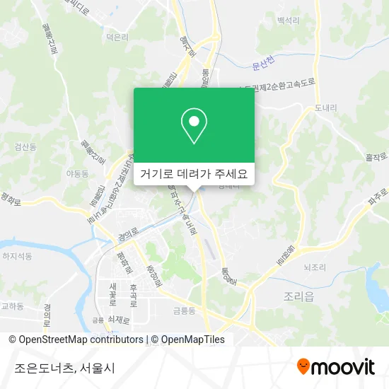 조은도너츠 지도