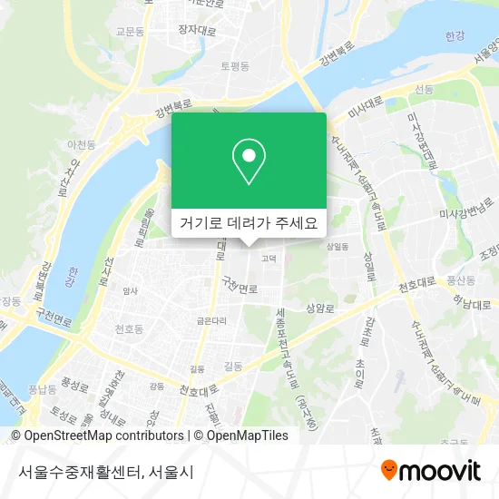 서울수중재활센터 지도