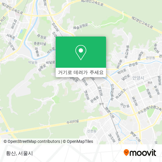 황산 지도