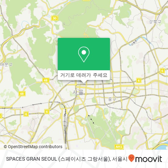 SPACES GRAN SEOUL (스페이시즈 그랑서울) 지도