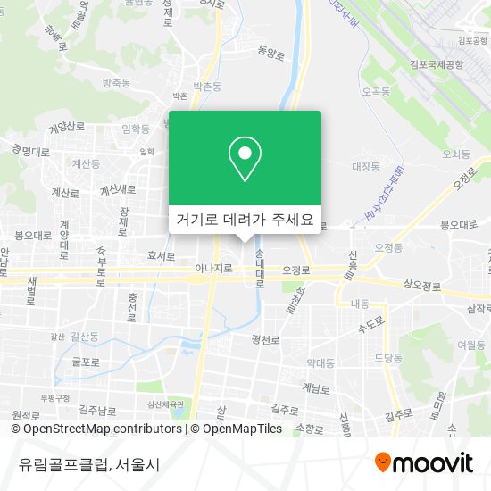 유림골프클럽 지도