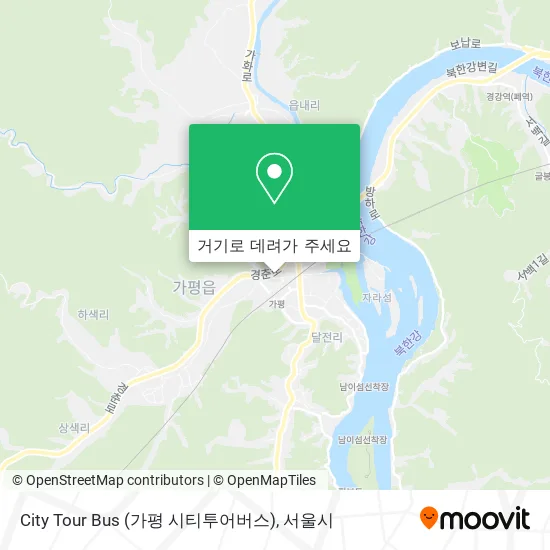 City Tour Bus (가평 시티투어버스) 지도