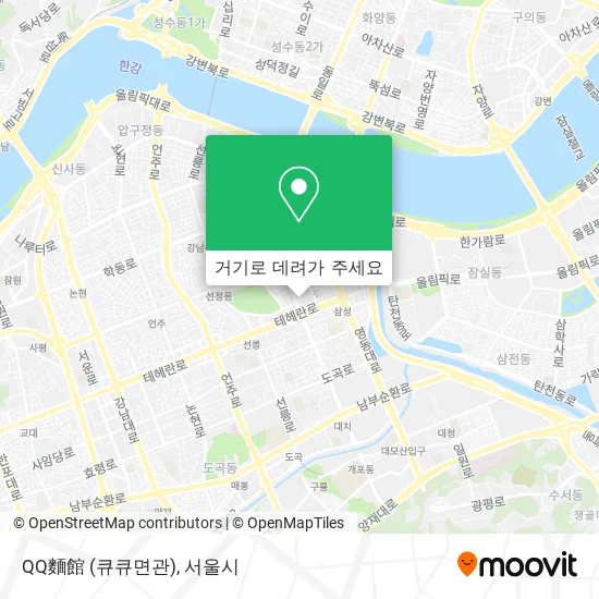 QQ麵館 (큐큐면관) 지도