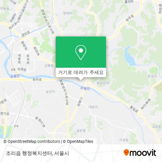 조리읍 행정복지센터 지도