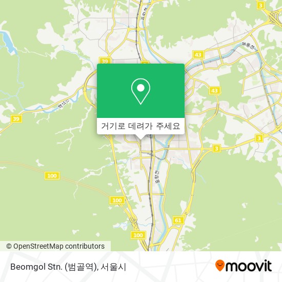 Beomgol Stn. (범골역) 지도