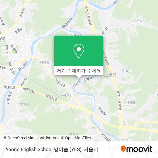 Yoon's English School 영어숲 (YES) 지도