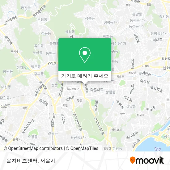 을지비즈센터 지도