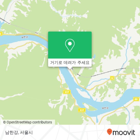 남한강 지도
