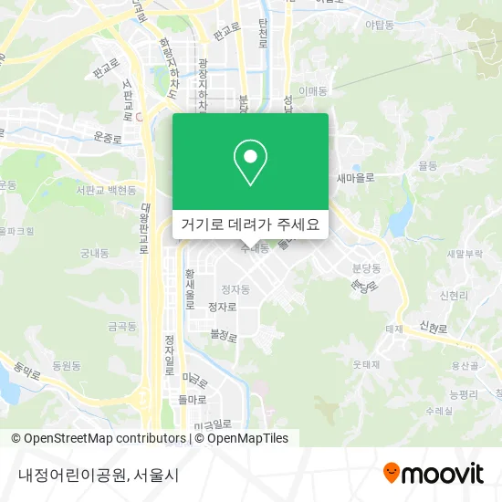 내정어린이공원 지도