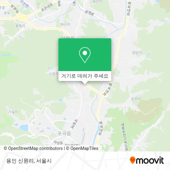 용인 신원리 지도