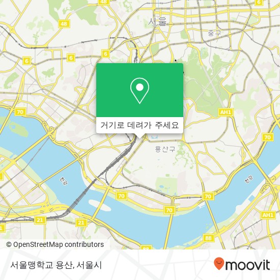 서울맹학교 용산 지도