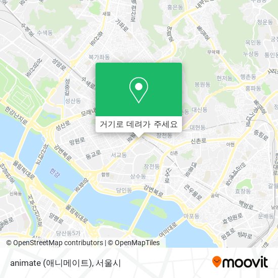 animate (애니메이트) 지도