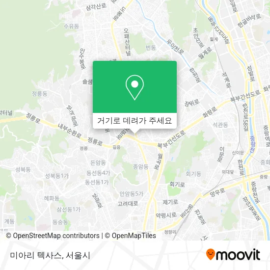 미아리 텍사스 지도