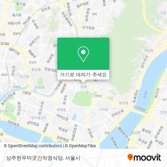 상주한우마굿간직영식당 지도