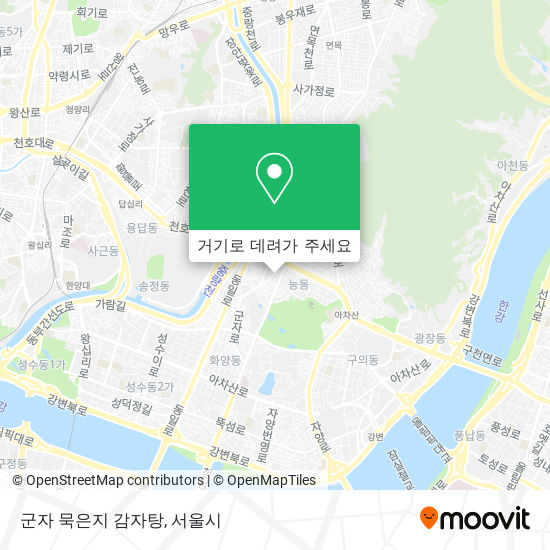 군자 묵은지 감자탕 지도