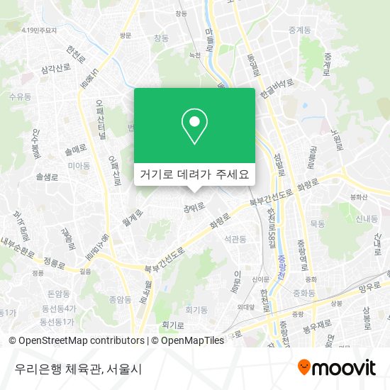 우리은행 체육관 지도