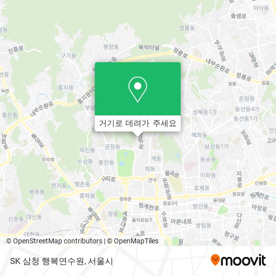 SK 삼청 행복연수원 지도