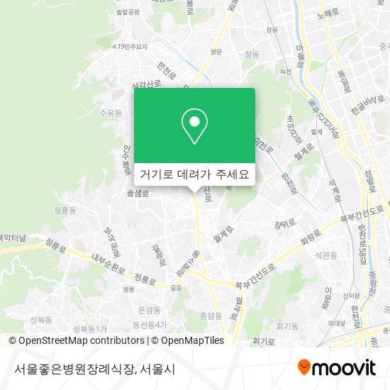 서울좋은병원장례식장 지도