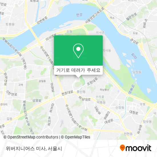 위버지니어스 미사 지도