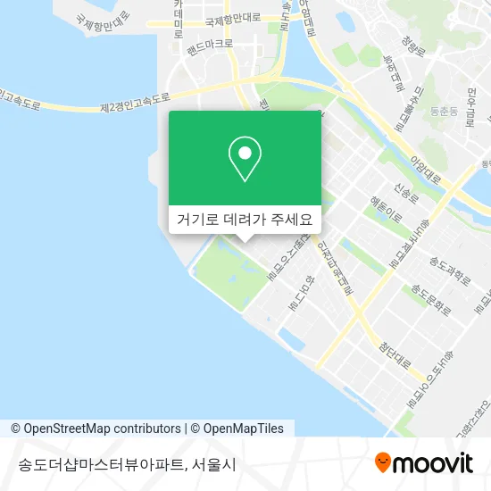 송도더샵마스터뷰아파트 지도
