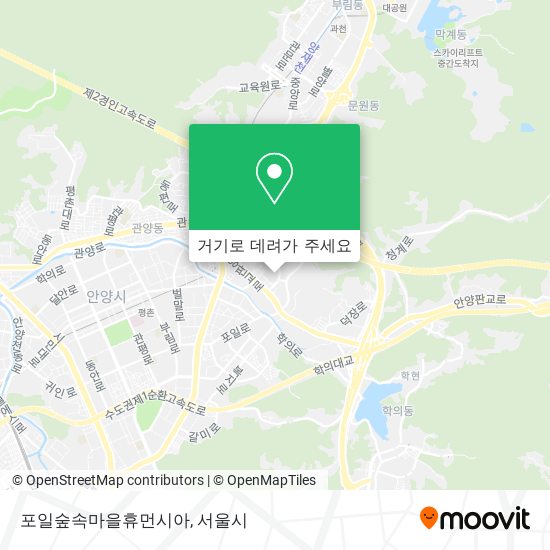포일숲속마을휴먼시아 지도