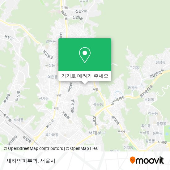 새하얀피부과 지도
