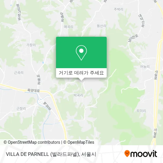 VILLA DE PARNELL (빌라드파넬) 지도