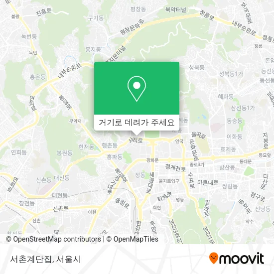 서촌계단집 지도