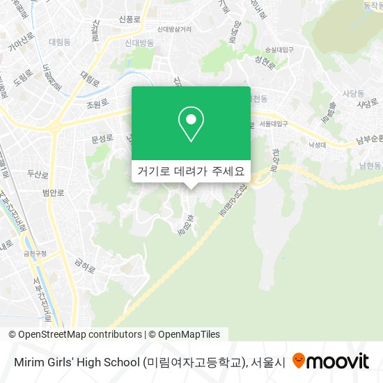 Mirim Girls' High School (미림여자고등학교) 지도