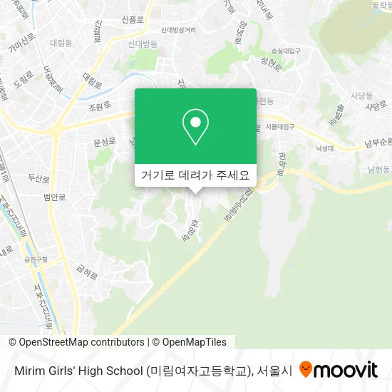 Mirim Girls' High School (미림여자고등학교) 지도