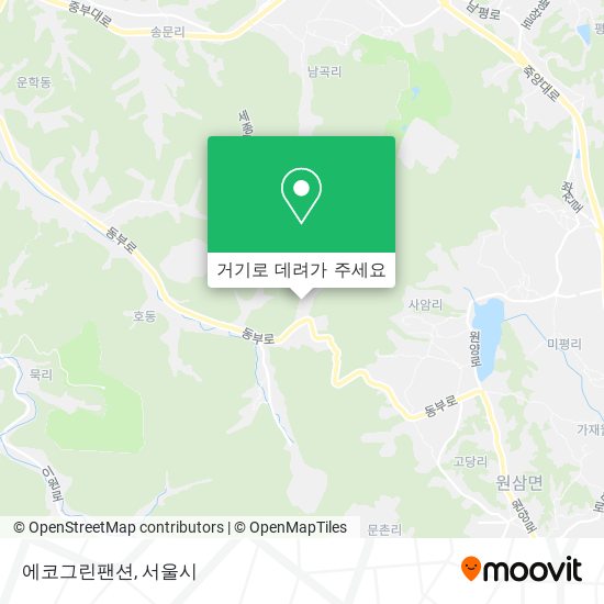 에코그린팬션 지도