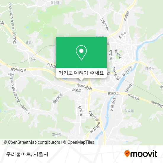 우리홈마트 지도