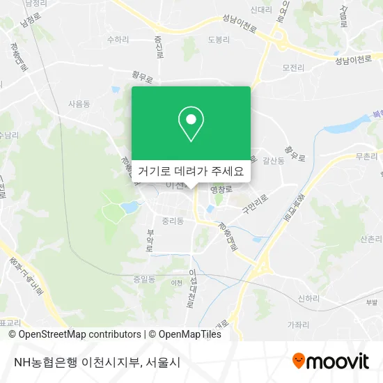 NH농협은행 이천시지부 지도