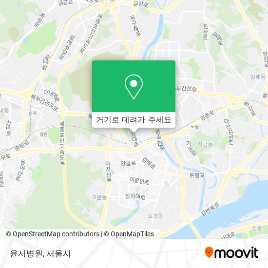 윤서병원 지도