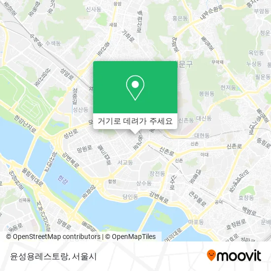 윤성용레스토랑 지도