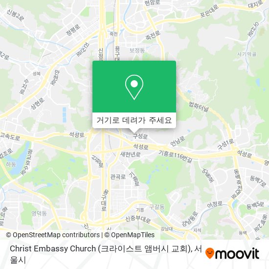 Christ Embassy Church (크라이스트 앰버시 교회) 지도