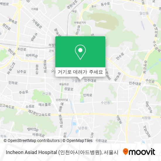 Incheon Asiad Hospital (인천아시아드병원) 지도