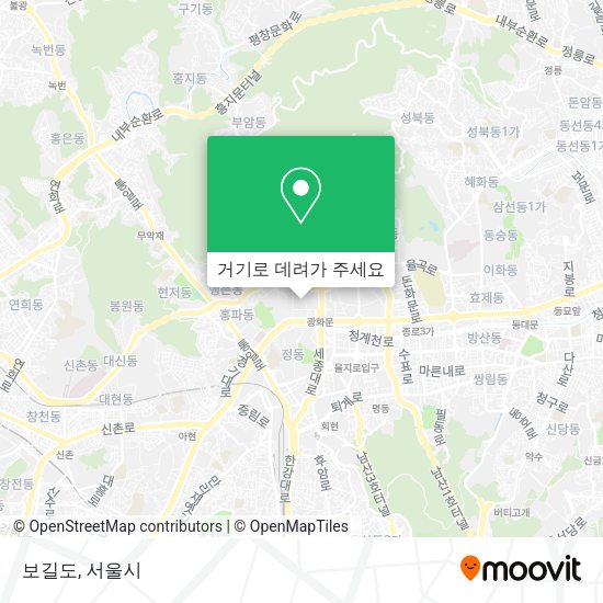 보길도 지도