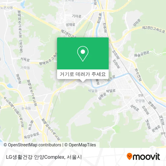 LG생활건강 안양Complex 지도