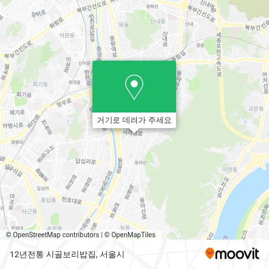 12년전통 시골보리밥집 지도