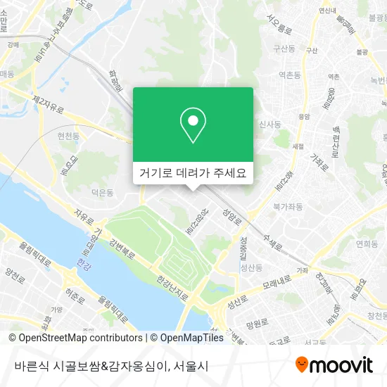 바른식 시골보쌈&감자옹심이 지도