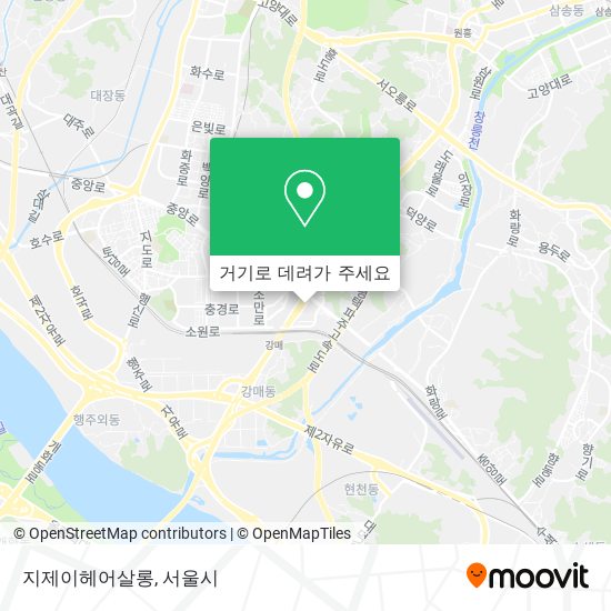 지제이헤어살롱 지도