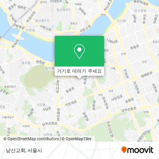남산교회 지도