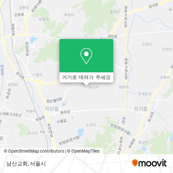 남산교회 지도