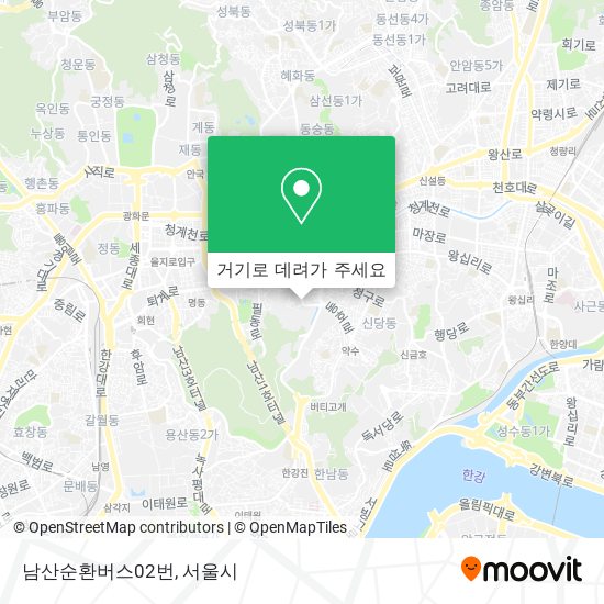 남산순환버스02번 지도