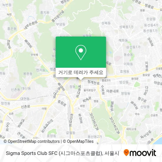 Sigma Sports Club SFC (시그마스포츠클럽) 지도
