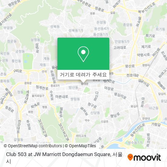 Club 503 at JW Marriott Dongdaemun Square 지도