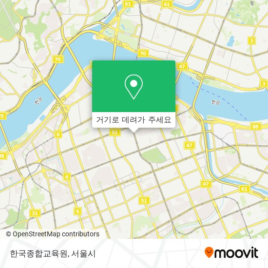 한국종합교육원 지도